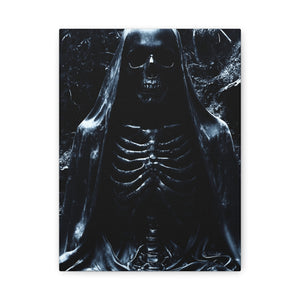 Gothic Canvas Art, Dark Aesthetic Print, Macabre Decor, Skull Artwork, Spooky Home Decor, Halloween Decoration, Unique Wall Art
