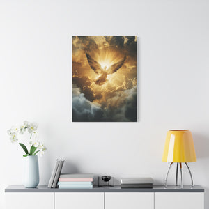 Serene Angel Canvas Art Print, Home Decor, Spiritual Decor, Gift for Her, Inspirational Wall Art, Uplifting Art Piece