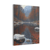 Autumn Décor, Canvas Art, AI Autumn Landscape, Nature Artwork Gift, Modern Wall Hanging, Unique Wall Art