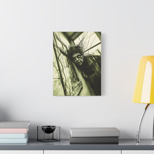 Horror Art Canvas Print, Unique Home Decor, Spooky Wall Art, Gothic Style, Creepy Gift Idea, Halloween Decoration