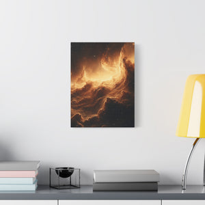 Canvas Wall Art, Cosmic Landscape, Celestial Décor, Starry Night Art, Space Wall Décor