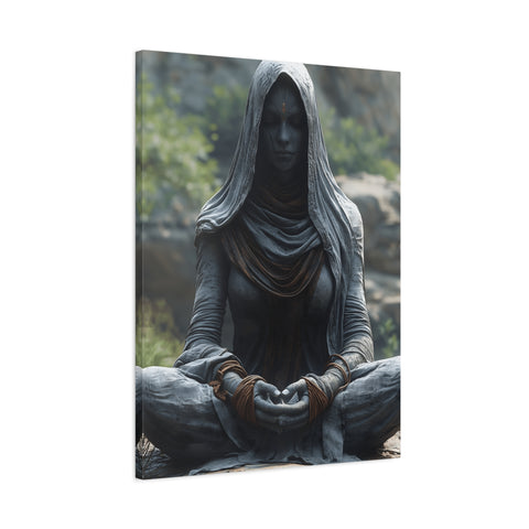 Meditation Wall Art, Zen Decor for Mindfulness, Spiritual Canvas Print, Spiritual Gift, Calm Room Decor, Artwork for Yoga Enthusiasts