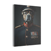 Bulldog Military Wall Art - Patriotic Dog Décor for Army, Air Force, Navy, Marines