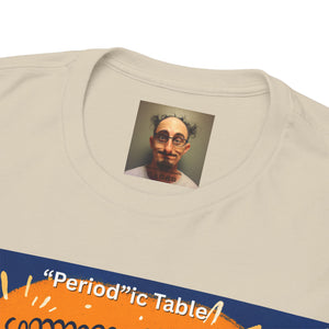 Periodic Table Calendar Tee — Humorous Science Pun T-Shirt