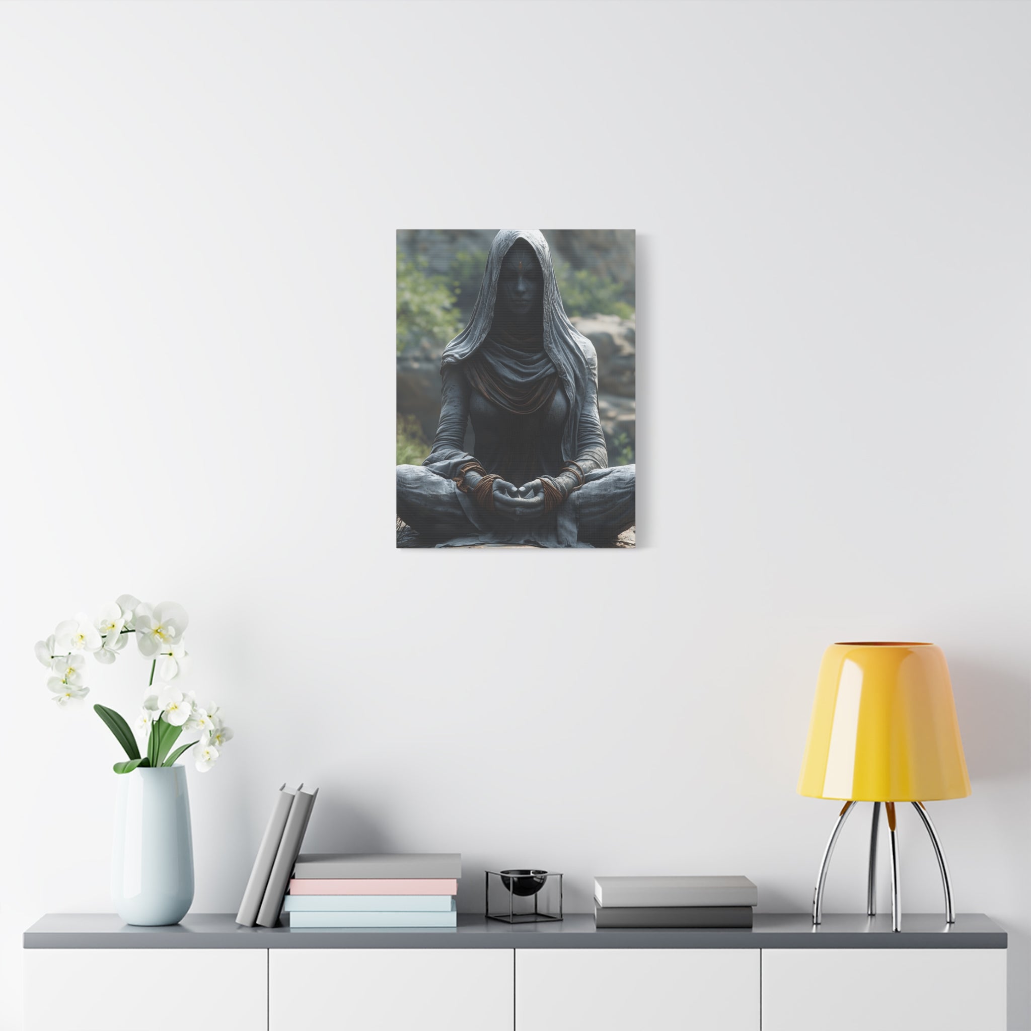 Meditation Wall Art, Zen Decor for Mindfulness, Spiritual Canvas Print, Spiritual Gift, Calm Room Decor, Artwork for Yoga Enthusiasts