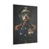 Miniature Schnauzer Military Wall Art - Patriotic Dog Décor for Army, Air Force, Navy, Marines