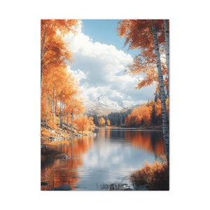 Autumn Landscape Canvas Print, Nature Wall Art, Fall Decor, Home Office Decor, Gift for Nature Lovers, Scenic Wall Hanging