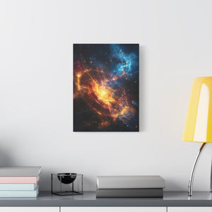 Cosmic Art Canvas, Galaxy Wall Decor, Stellar Home Design, Space Artwork, Astronomical Gift