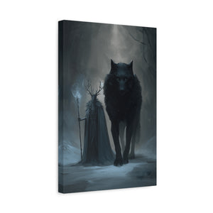 Mystical Fantasy Art Canvas, Wall Decor, Home Decoration, Gift for Fantasy Lovers, Dark Aesthetic Art