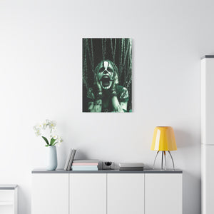 Gothic Art Canvas Print, Spooky Home Decor, Wall Art for Halloween, Unique Gift for Art Lovers, Dark Aesthetic Decoration