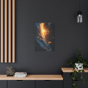 Stretched Canvas Wall Art, Cosmic Galaxy Decor, Astrophotography Print, Space Lovers Gift, Home Wall Decor, Celestial Artwork