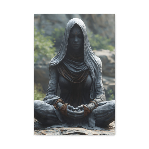 Meditation Wall Art, Zen Decor for Mindfulness, Spiritual Canvas Print, Spiritual Gift, Calm Room Decor, Artwork for Yoga Enthusiasts