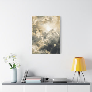 Angel Cloud Canvas Print | Spiritual Wall Art, Home Decor, Gift for Meditation, Religious Art, Inspirational Print