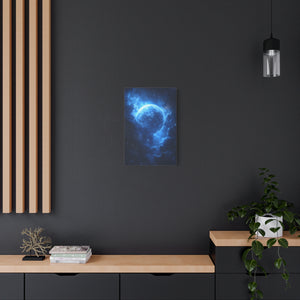Stellar Canvas Art Print, Galaxy Wall Décor, Celestial Home Decoration, Starry Night Artwork, Cosmic Blue Decor