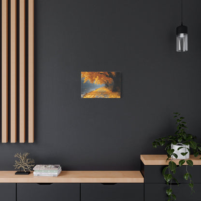 Autumn Serenity Canvas Wall Art, Fall Decor, Nature Photography, Thanksgiving Gift, Home Wall Decoration