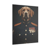 Labrador Retriever Military Wall Art - Patriotic Dog Décor for Army, Air Force, Navy, Marines