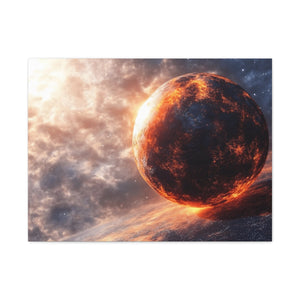 Cosmic Wall Art Print, Galaxy Canvas, Space Decor, Celestial Artwork, Modern Home Decor, Gifts for Astronomy Lovers