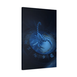 Scorpio Zodiac Wall Art, Astrology Decor, Mystic Home Gallery, Celestial Canvas, Gift for Astrologers, Unique Bedroom Decor