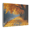 Autumn Décor, Canvas Art, AI Autumn Landscape, Nature Artwork Gift, Modern Wall Hanging, Unique Wall Art