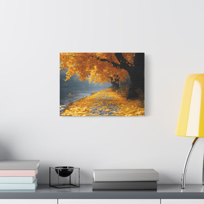 Autumn Serenity Canvas Wall Art, Fall Decor, Nature Photography, Thanksgiving Gift, Home Wall Decoration