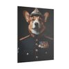 Pembroke Welsh Corgi Military Wall Art - Patriotic Dog Décor for Army, Air Force, Navy, Marines