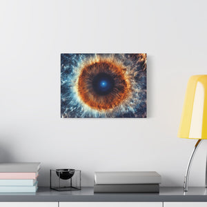 Galactic Eye Canvas Art, Cosmic Wall Decor, Space-Inspired Art, Unique Home Decor, Astronomical Gift Idea