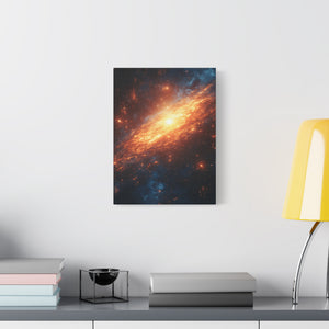 Cosmic Wall Art Canvas Print, Galaxy Decor for Home, Astronomy Gift, Space Lover Art