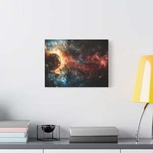 Cosmic Canvas Print, Wall Art, Outer Space Décor, Galaxy Artwork, Cosmic Home Décor