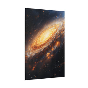 Galaxy Art Canvas Print, Cosmic Wall Decor, Space Lover Gift, Astronaut Home Decoration, Astrology Art