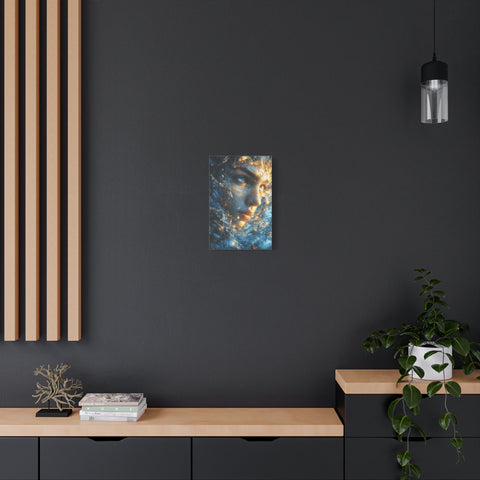 Artistic Canvas Print - Abstract Water Woman | Ocean-Themed Decor, Gallery Wall Art, Unique Home Decoration, Aquatic Aesthetic, Gift