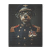 Miniature Schnauzer Military Wall Art - Patriotic Dog Décor for Army, Air Force, Navy, Marines