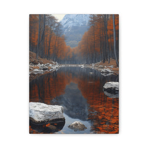 Autumn Landscape Canvas Print | Stretched Wall Art, Home Décor, Nature Artwork, Gift Idea