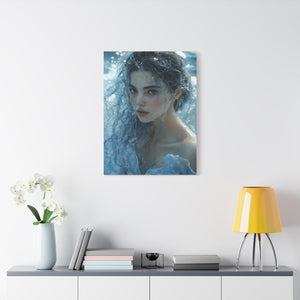 Serene Ocean Canvas Wall Art, Nature Décor, Home Aesthetics, Modern Artwork, Gift for Ocean Lovers - BldyLcks Designs