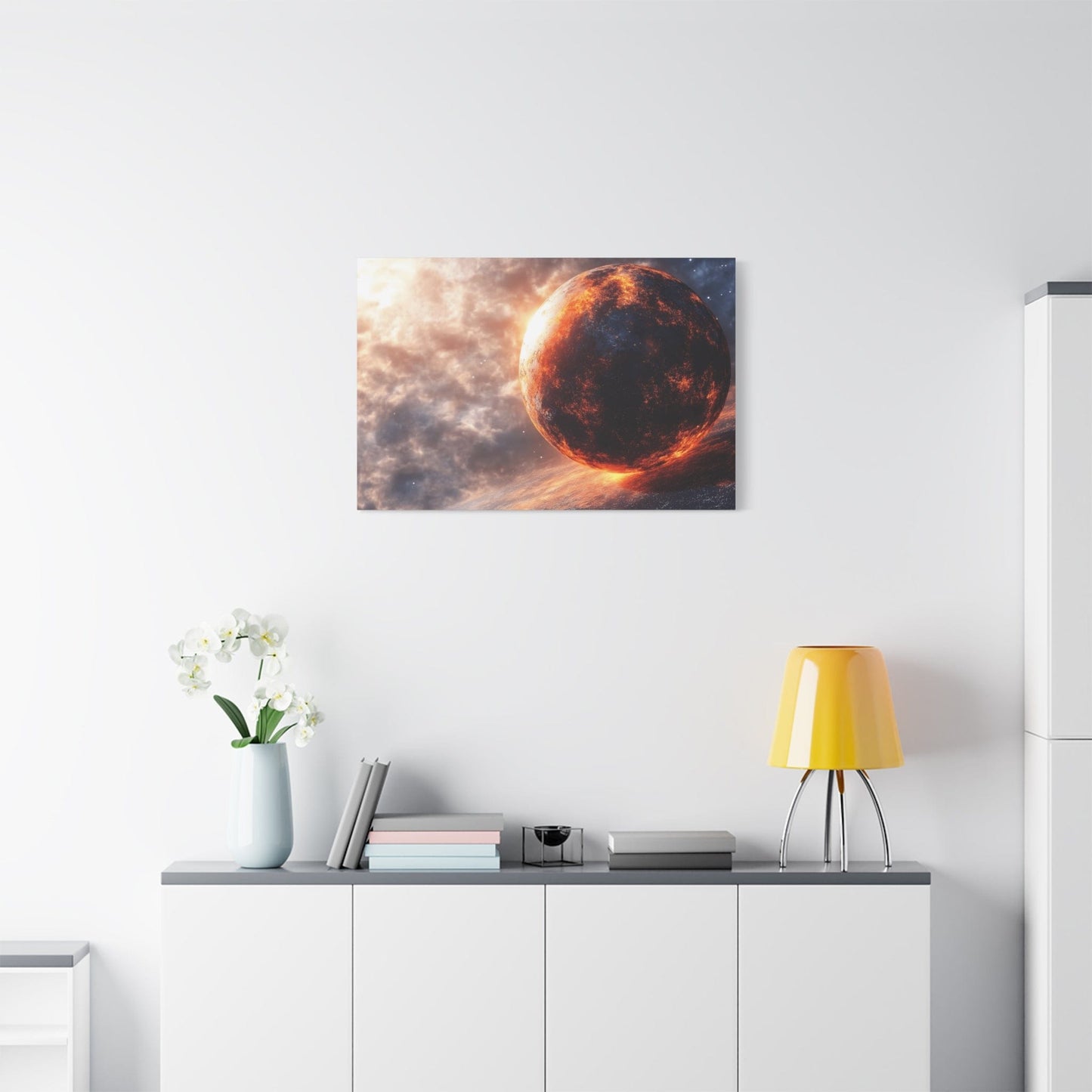 Cosmic Wall Art Print, Galaxy Canvas, Space Decor, Celestial Artwork, Modern Home Decor, Gifts for Astronomy Lovers