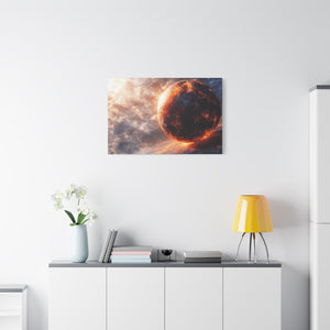 Cosmic Wall Art Print, Galaxy Canvas, Space Decor, Celestial Artwork, Modern Home Decor, Gifts for Astronomy Lovers