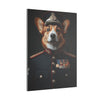 Pembroke Welsh Corgi Military Wall Art - Patriotic Dog Décor for Army, Air Force, Navy, Marines