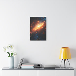Cosmic Wall Art Canvas Print, Galaxy Decor for Home, Astronomy Gift, Space Lover Art