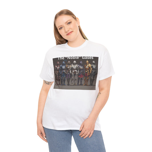 Noble Gases Graphic Tee, Science Shirt, Unisex Cotton T-Shirt, Funny Science Humor, Geeky Gift, Educational Apparel, Casual Wear