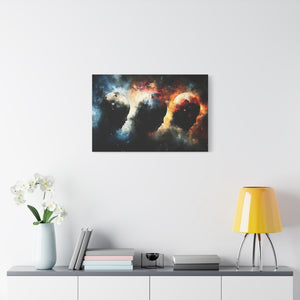 Cosmic Art Canvas, Space Home Decor, Astral Wall Art, Galaxy Prints, Modern Office Decor, Gift for Space Lovers, Unique Artwork