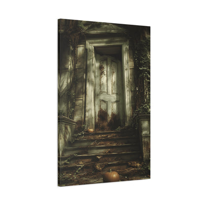 Mystical Doorway Canvas Art Print, Home Decor, Wall Art, Gift for Home, Haunted House Decor, Unique Artwork