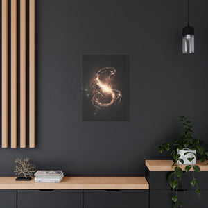 Scorpio Starry Canvas Art | Zodiac Wall Decor, Astrology Gift, Home Decor, Unique Artwork, Birthday Gift
