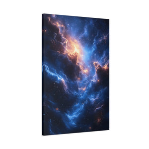 Stretched Canvas Art Print, Cosmic Wall Decor, Space Themed Home Decor, Celestial Art, Gifts for Astronomers, Meditation Room Decoration