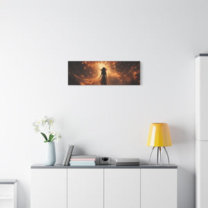 Cosmic Dreams Canvas Wall Art, High-Quality Matte Print, Celestial Decor, Cosmic Art, Gift for Space Lovers, Home Decor