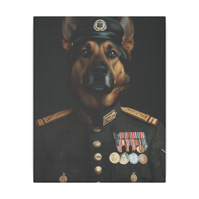 Dog, German Shepherd, Military, Military Dress, Army, Air Force, Navy, Marines, Dog Wall Art, Dog Art, Military Wall Art, Military Art