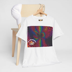 Psychedelic Rainbow Vortex T-Shirt — Trippy Optical Illusion Tee