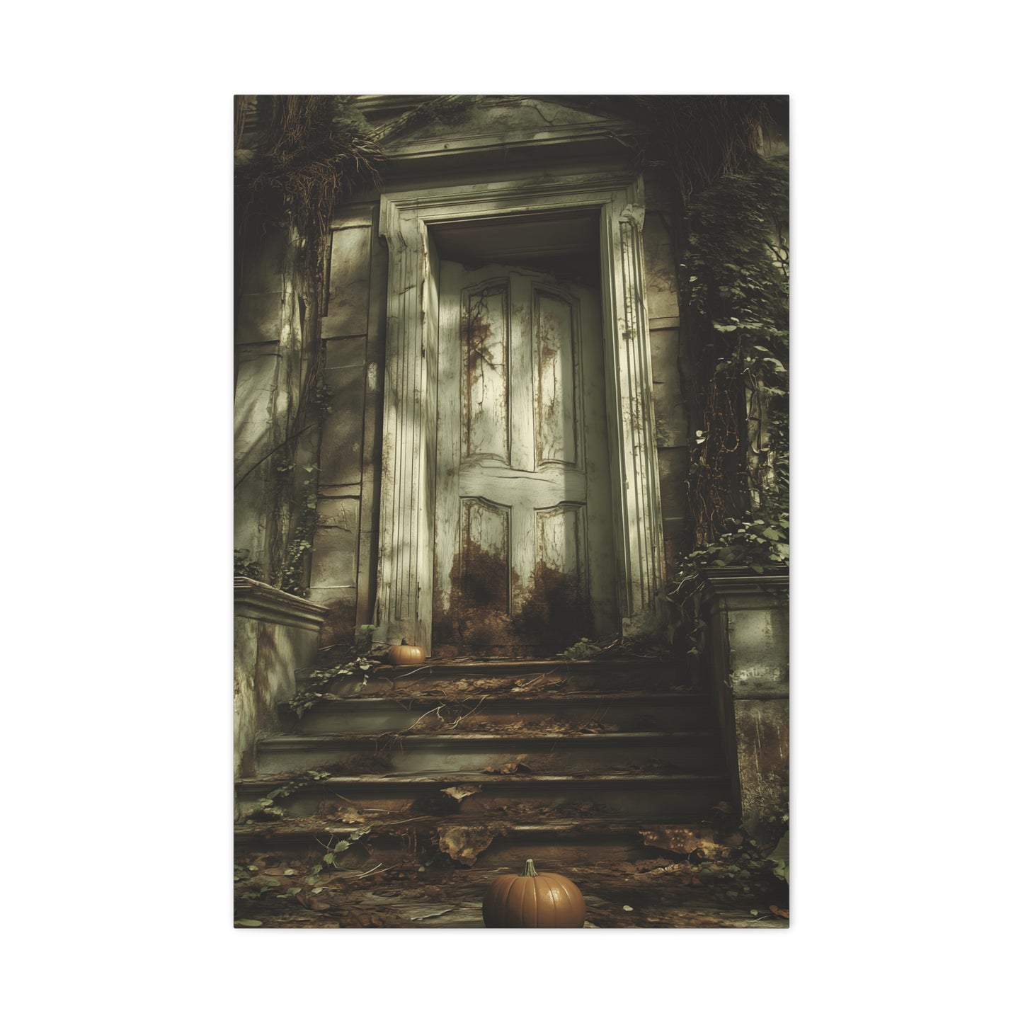 Mystical Doorway Canvas Art Print, Home Decor, Wall Art, Gift for Home, Haunted House Decor, Unique Artwork