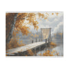 Autumn Décor, Canvas Art, AI Autumn Landscape, Nature Artwork Gift, Modern Wall Hanging, Unique Wall Art