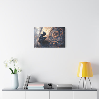 Canvas Print Astrology Clock