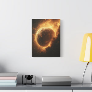 Galactic Wall Art Print, Cosmic Home Decor, Space Lover Gift, Modern Canvas Artwork