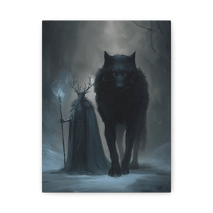 Mystical Fantasy Art Canvas, Wall Decor, Home Decoration, Gift for Fantasy Lovers, Dark Aesthetic Art